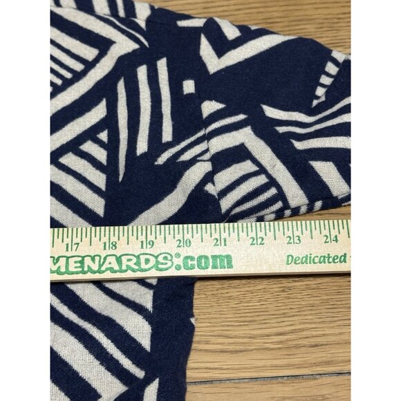 Old Navy Women Long Jacket Open Front Aztec Southwestern Country Size Small Blue - Picture 5 of 14